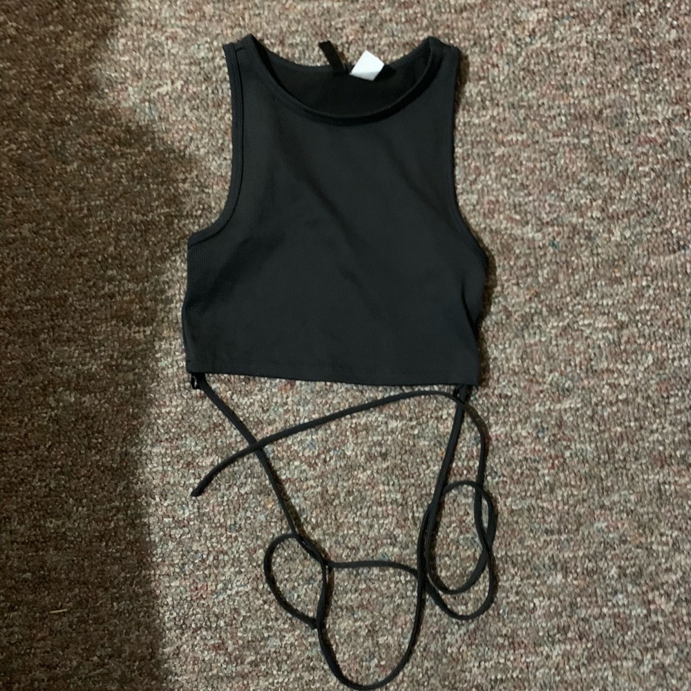 Black Crop Top